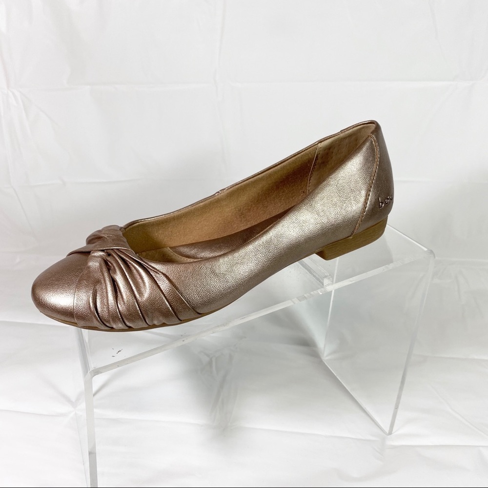 Boc By Born Ballet Flats Gold Leather Size 7 M